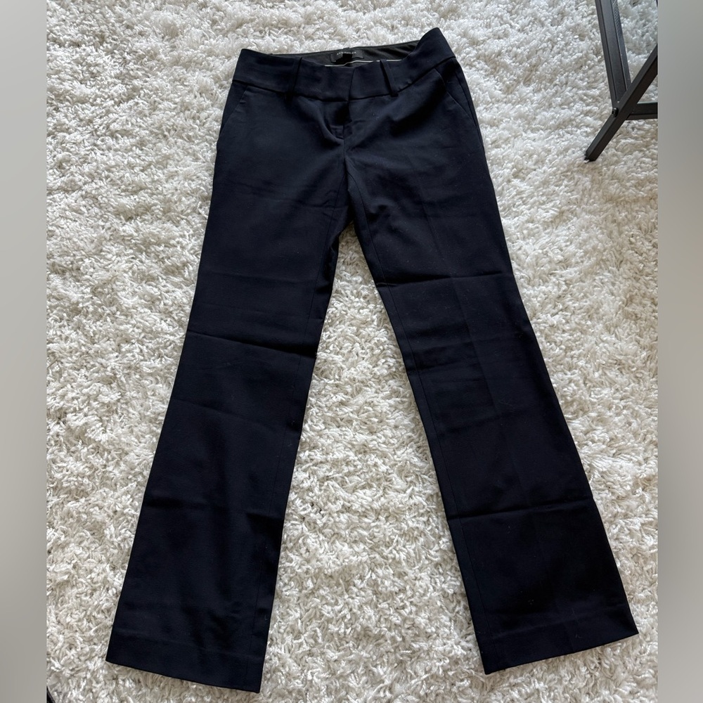 Ann Taylor navy straight leg dress pants